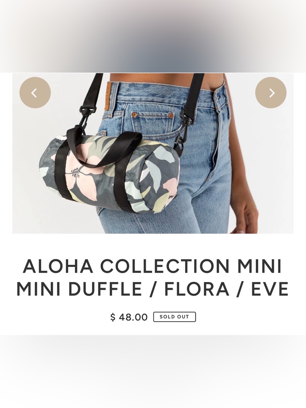 Aloha Collection Mini Mini Duffle Flora Eve